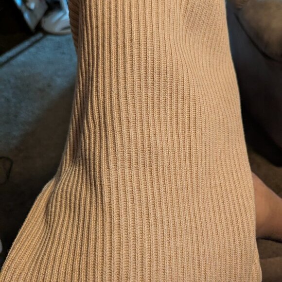 Haven Well Within Cashmere Blend V-neck Sweater Size Large Ribbed Knit Boxy - Picture 11 of 12